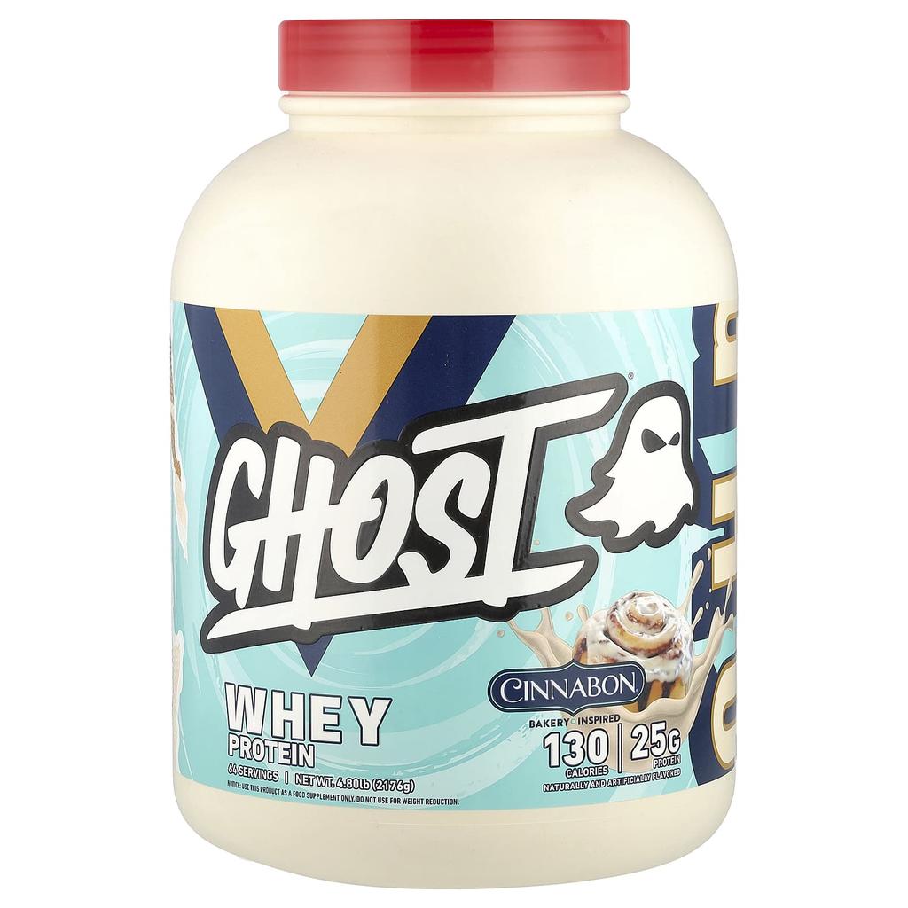 Ghost Whey Protein, Cinnabon®, 4.8 Lb (2,176 G)