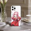 Чехол для телефона D-Darling in The F-Franxx Z-Zero Two для iPhone 17pro,16,15,14,13,12,11 Plus,Pro Max,XS,Мягкий силиконовый черный чехол