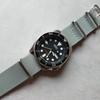 22mm NATO G10 Ballistic Nylon Watch Military [time+] Strap, Band, Gray/Brushed