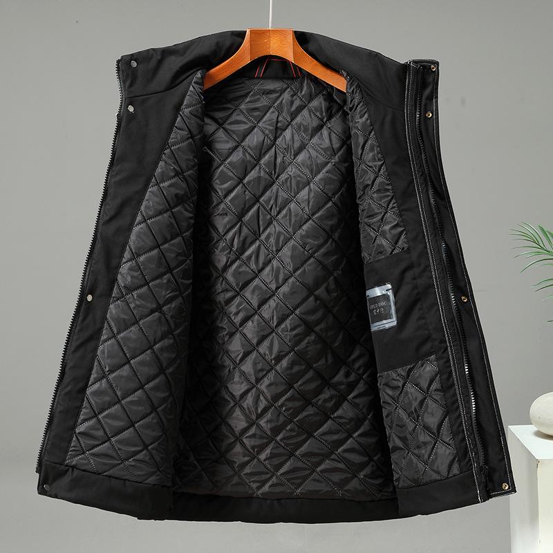 Мужская зимняя парка с капюшоном, толстая куртка, повседневная модная черная куртка, пальто, мужские зимние парки, большой размер 12XL 195 кг