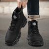 Autumn Men's Platform Boots Street Trend Men's Casual Motorcycle Boots 2024 New Comfortable Breathable Wear-resistant Work Boots