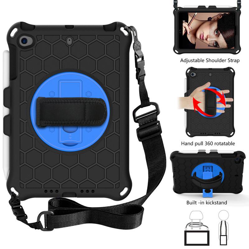 Защитный чехол с EVA противоударным кронштейном для планшета Apple iPad Mini 1/2/3/4/5 со слотом для ручки