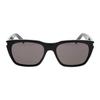 Saint Laurent Квадратные Солнцезащитные Очки Черные Мужские Очки SL-598-001