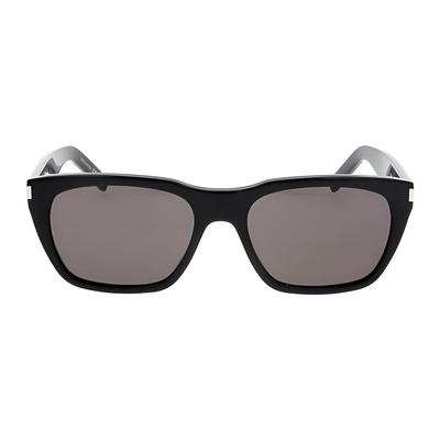 Saint Laurent Квадратные Солнцезащитные Очки Черные Мужские Очки SL-598-001