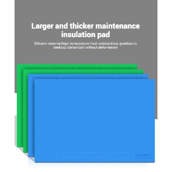 ESD Heat Insulation Soldering Working Mat Silicone insulation pad High temperature resistance welder Working Mat have magnet