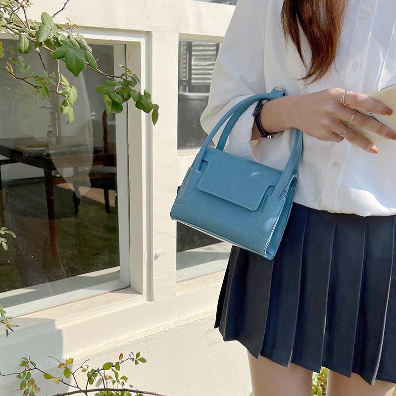 New Style Small Bag Niche Women's Bag Simple Mini Pink Small Square Bag Handheld Crossbody Bag Trendy