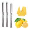 12 Inch Lemon Zester Stainless Steel Cheese Grater Slicer Rectangle Chocolate Lemon Zester with Non-Slip Handle Kitchen Gadgets