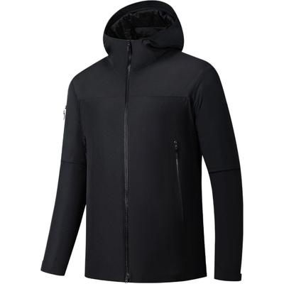Champion Outdoor Hiking Series Однотонная повседневная хлопковая куртка с капюшоном и молнией Мужская куртка 152540807-3