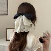 French Lace Bow Ponytail Clip Sweet Shark Clip Bohemia Holiday Style Hairpin Hair Accessories