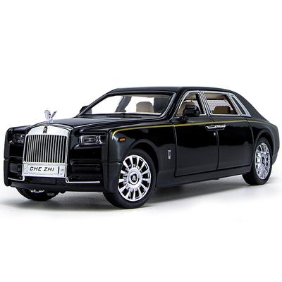 1/24 Rolls Royce Phantom Mansory Металлическая модель автомобиля Литье под давлением и игрушечные транспортные средства Модель автомобиля Звук и свет Машинка на оттяжке Игрушки для детей Подарки
