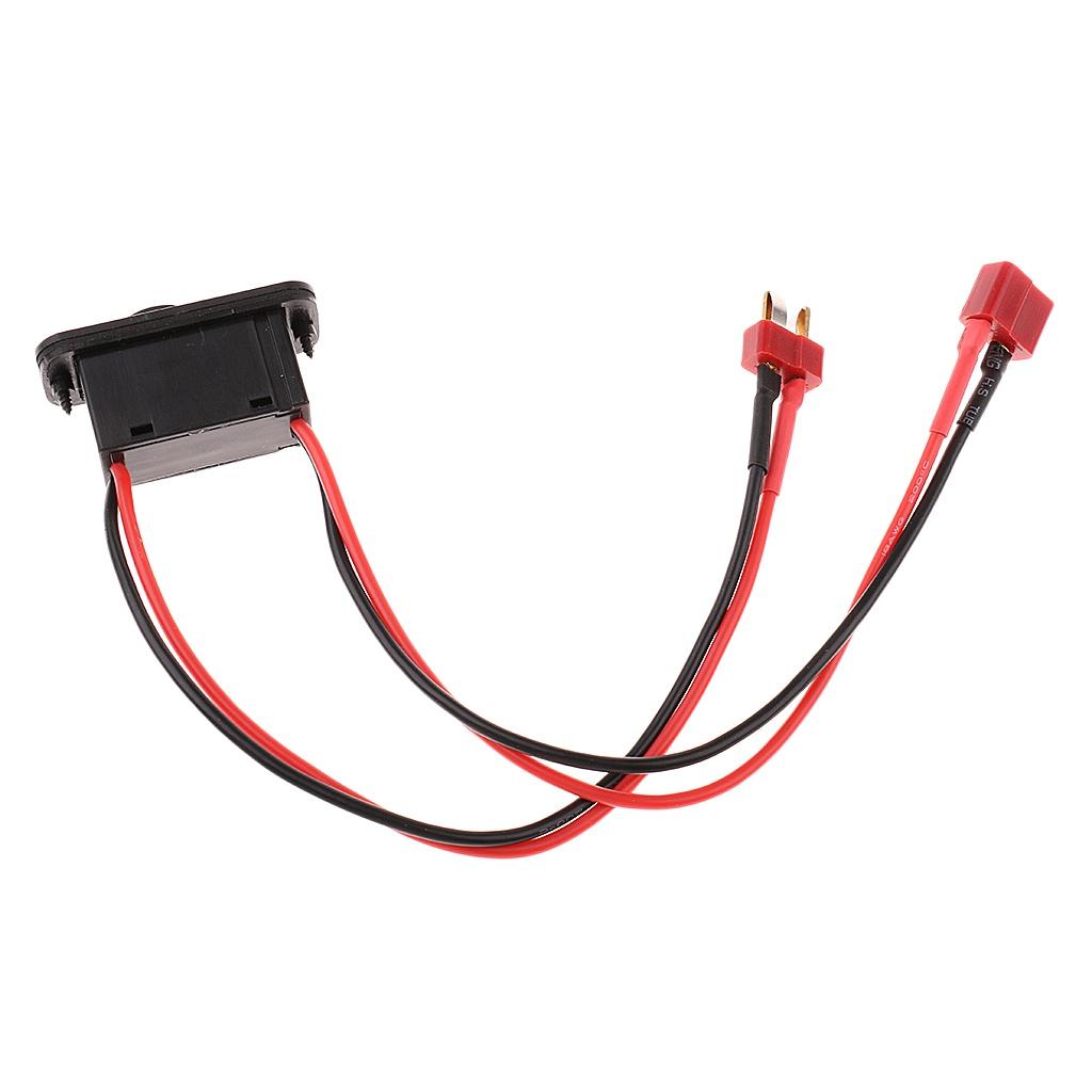 Т-образный выключатель с удлинительным проводом 18AWG 400 мм для RC LiPo аккумулятора ESC