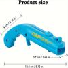 4pcs CapGun Bottle Opener, Plastic Beer Launcher, Fun Drink Game Accessories, Suitable for Family Gatherings, Bars, Outdoor Barbecues, Party Supplies