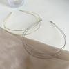 Thin Retro Gold Head Hoop Zinc Zinc Alloy Metal Hair Hoop Gifts Double Root Hair Bands  Party