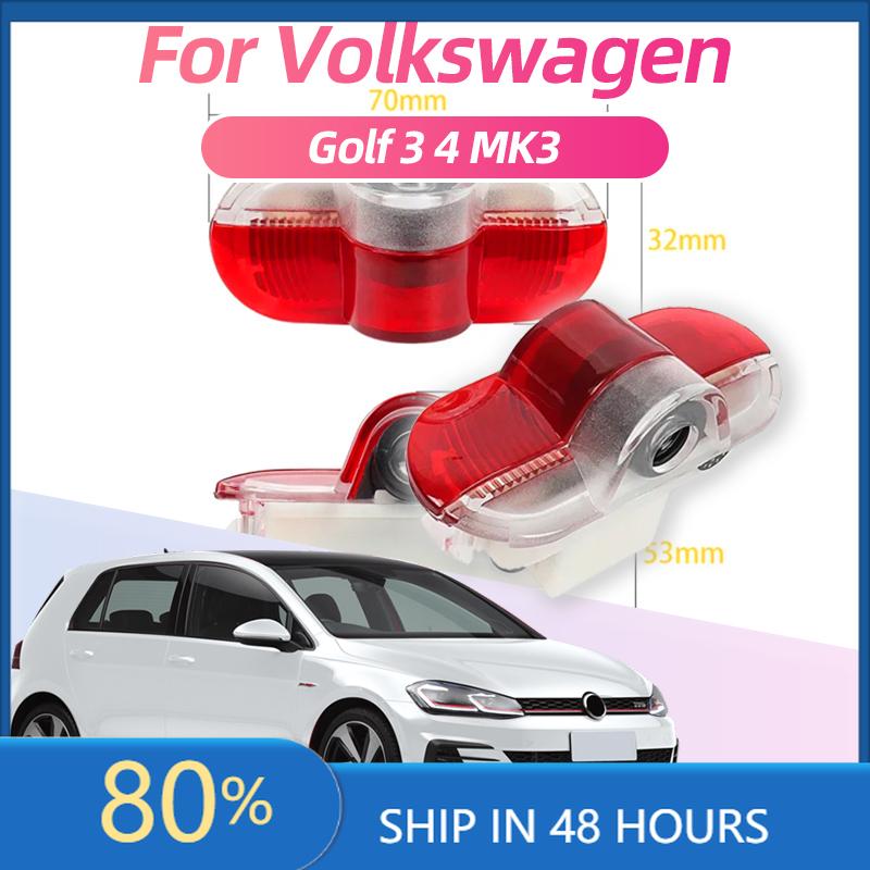 BGH1 2026 Hot For VOLKSWAGEN VW LED Car Door Interior Decoration Light Bulbs Accessories For VW Caddy MK3 Bora Lavida Golf 3 4 MK3 Be GE9 xhcv4
