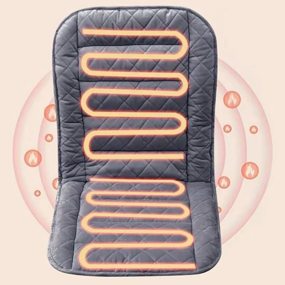 Winter Electric Heating Cushion USB Integrated Office Chair Cushion Heating Pad Backrest  Seat Mat