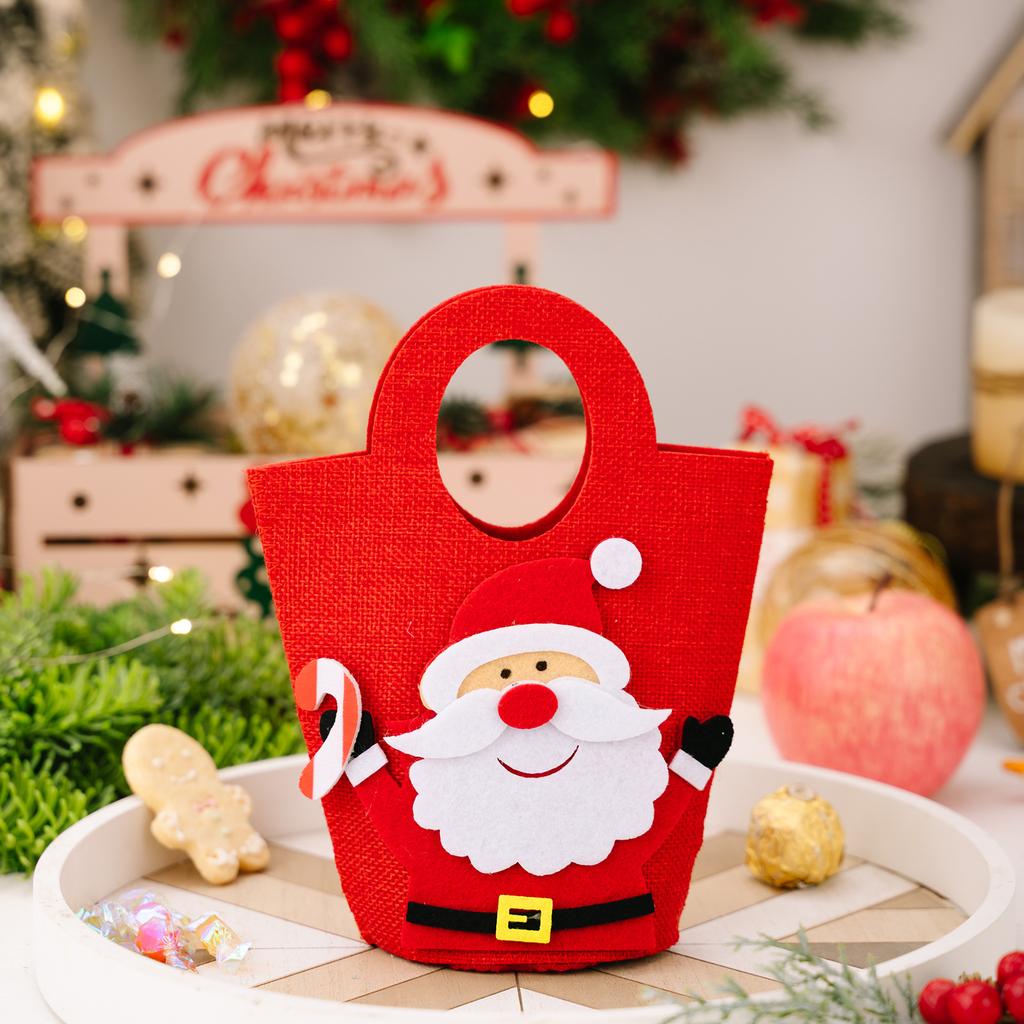 Christmas Decoration Cartoon Tote Bag Christmas Gift Bag Children's Candy Bag Gift Bag
