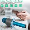 Беспроводной Bluetooth-микрофон для караоке для детей, портативный ручной микрофон-динамик для караоке, плеер, рекордер 5-в-1 с регулируемым ремиксом, FM-радио