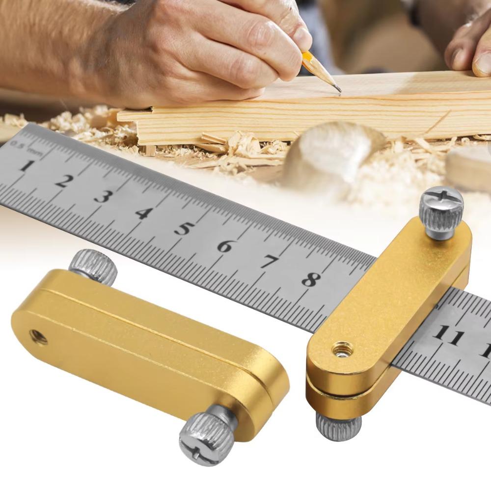 Positioning Block Scriber Measurement Tool Aluminium Alloy Carpenter Tools New Steel Ruler