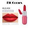 Fit Colors Мини-капсула Матовая Помада для Губ, Милая Бархатная Телесно-Красная Помада, Стойкая Водонепроницаемая, Не Смазывающаяся Косметика для Макияжа Губ