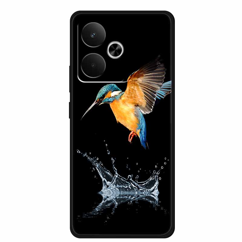 Чехол для телефона Realme GT7 GT 7T 7 T Сумка Черный Силиконовый Мягкий Задний Чехол Для Realme 14 4G 15 Pro Чехлы Coque Защитный Корпус