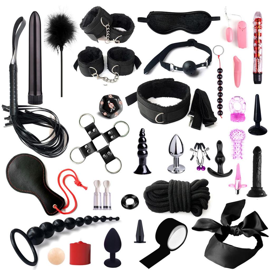 BDSM Accessory Set: Cross-Border Adult Collection with Anal Plug and Sex Toys