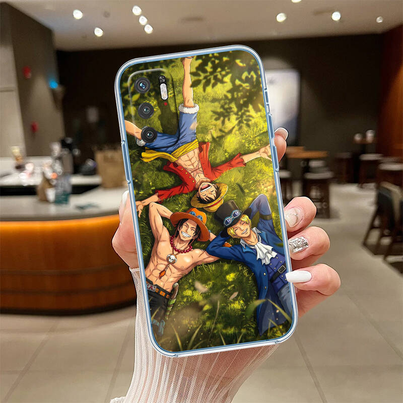 One Piece Luffy ACE Sabo Phone Case for Motorola G14 G15 G24 G30 G31 G32 G34 G41 G42 G51 G52 G50 G60S G60 G62 G72 G71 G73 G84 G85 G200 E32