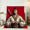 Movie Samurai Jack Throw 240g Flannel Blanket Lightweight Soft Skin-friendly Summer Thin Throw Blanket