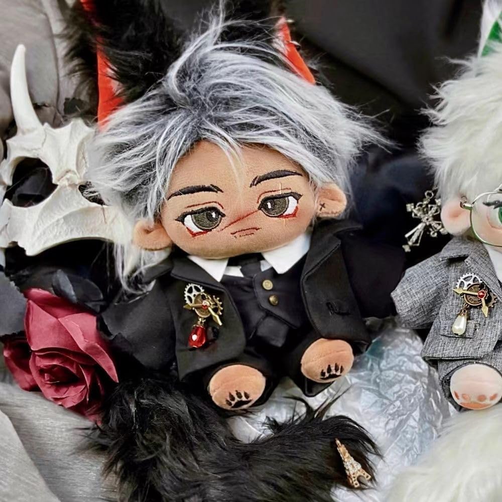 AXLUCE-Мягкая одежда-Мягкая игрушка-Одежда-20см-Кукла-Костюм (Серый)