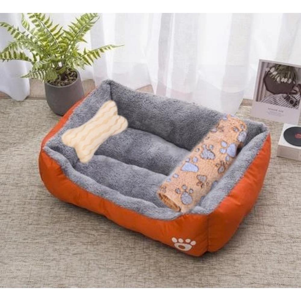 Теплое гнездо-лежанка для домашних животных для маленьких, средних и крупных собак, щенков и котят, кровать большого размера, машинная стирка, теплая, уютная, большая будка для собак