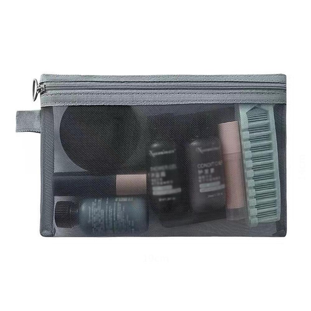 Сетчатая сумка для хранения Модная сумка для хранения туалетных принадлежностей Дорожная женская портативная большой вместимости Дорожная сумка для хранения косметики Аксессуары