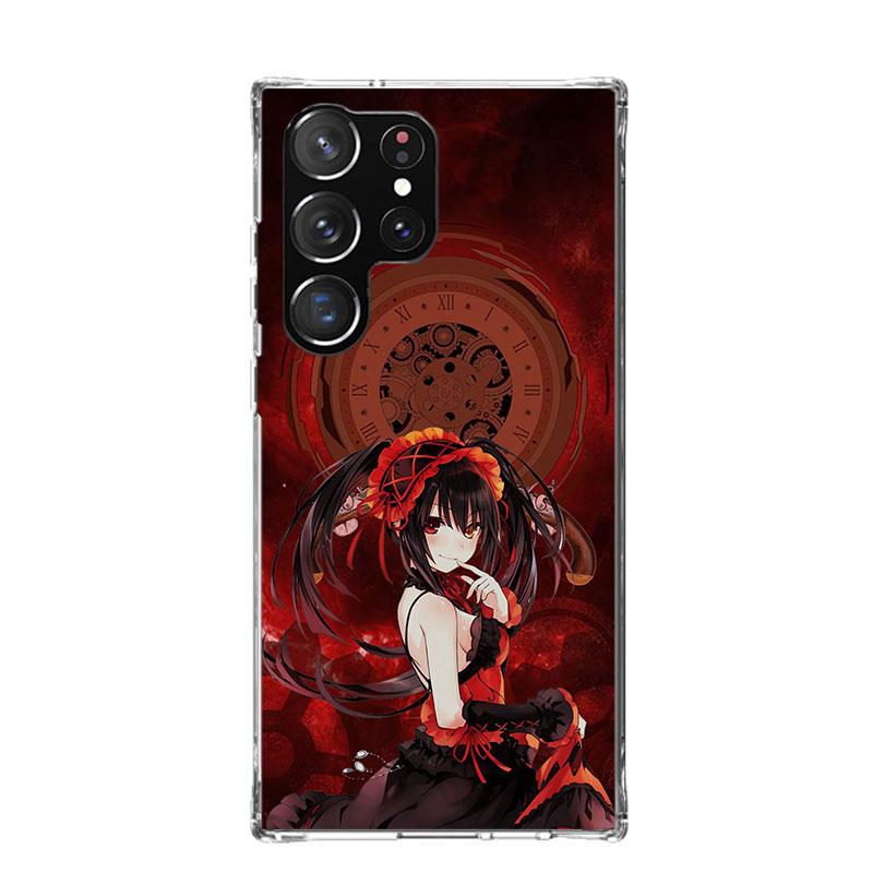 Чехол для телефона Date A Live Токисаки Куруми Для Samsung Galaxy S26 S25 Edge S24 S23 FE S22 Ultra S21 Plus S20 + Fundas Cover Coque Ga