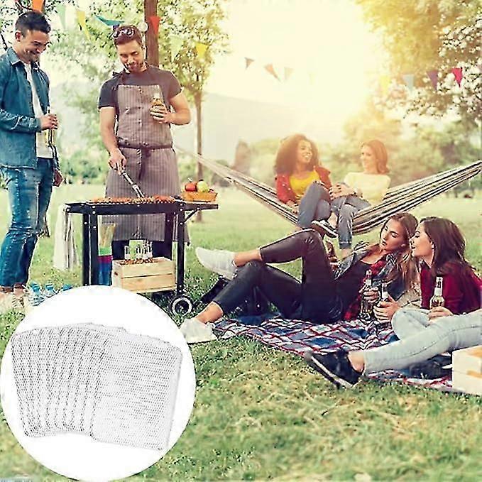 Сетка для гриля BBQ, 10 шт., антипригарная, одноразовая, подкладка для гриля, противни для бройлера, решетка для готовки, коврик, инструменты для выпечки для кемпинга на открытом воздухе