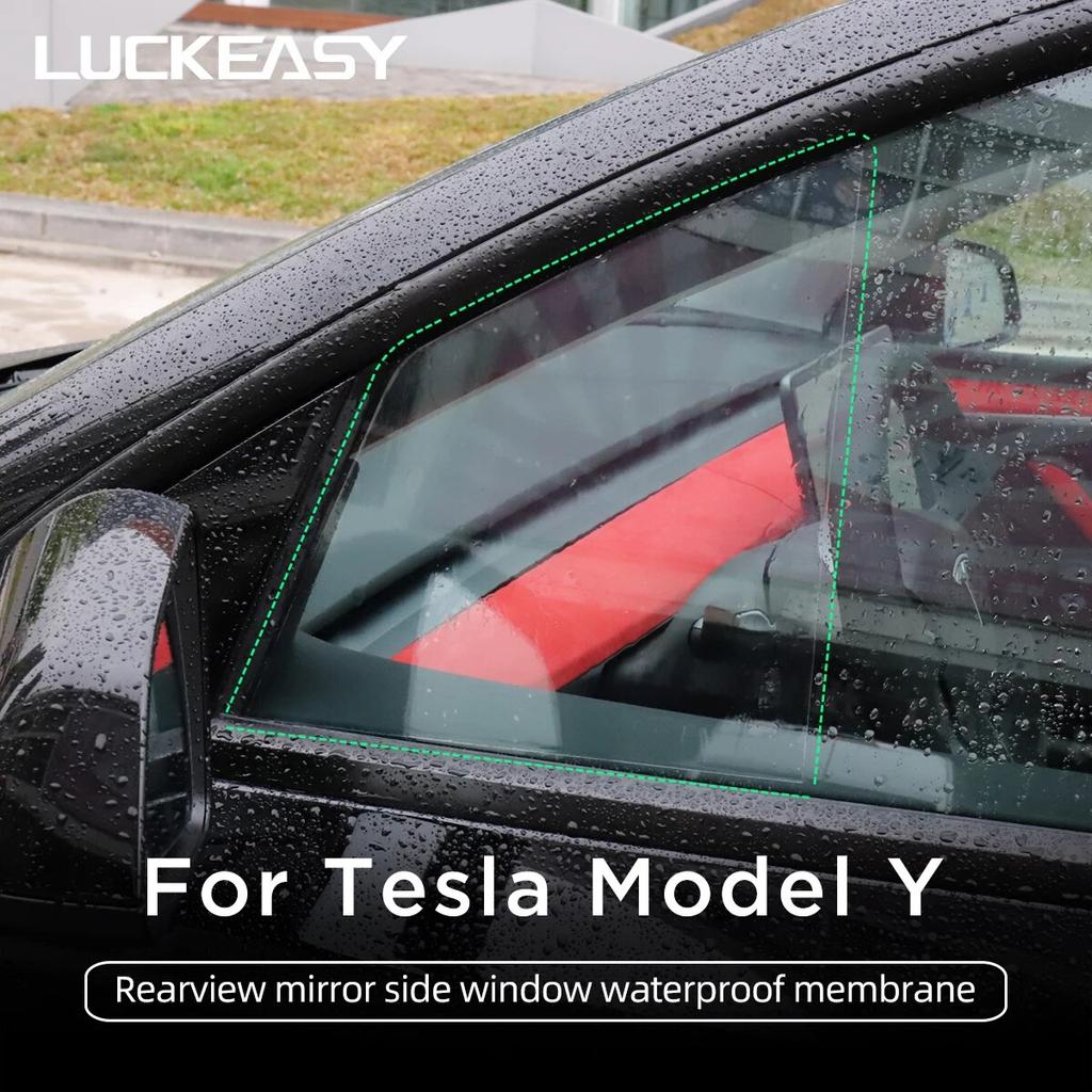 Для Tesla Model 3 Model YXS 2017-2023 Автомобильное боковое зеркало заднего вида Водонепроницаемая противотуманная пленка Боковое окно Стеклянная пленка model3