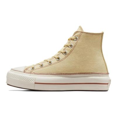 Chuck Taylor All Star Удобные и Стильные Высокие Эспадрильи Женские Бежевые