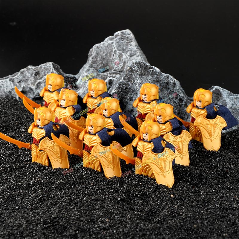 Movie Series Orc Uruk-hai Army Action Figures Mini Bricks Doll Assemble Building Blocks MOC DIY Toys for kid gift