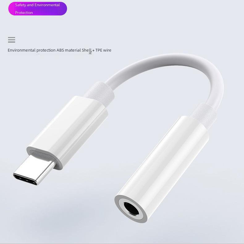 Переходник для наушников Type-C на 3,5 мм для Huawei, Xiaomi, Samsung S23