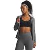 Under Armour Спортивная куртка для тренировок, дышащая, с мягкой трикотажной тканью, сухая, комфортная, эластичная, короткая, женская, куртки 1366028-709