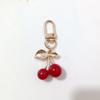 Подвеска в виде сумки Cherry Bag Charm Смола Вишня Брелок Модный сплав Ювелирные изделия Ключ Аксессуар Подарок для Модных Женщин Девочек