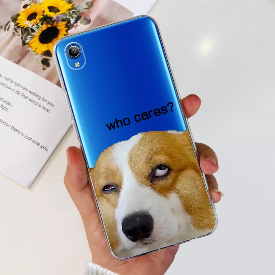 For Vivo Y1s 2020 1929 Back Case Vivo Y91c Y90 1820 1823 Y91i India Soft Silicone Matte Bumper Flower Butterfly Print Coque Capa