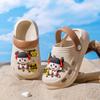 Мультяшные дырявые туфли летние мальчики и девочки в тапочках пляжная обувь средний и старший классные тапочки сумка голова