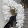 DIY 1-4 Yards Whole Ostrich Feather Boa Fluffy 10-15cm Feathers Strip for Wedding  Carnival Party Costume Burlesque Featured Shawl