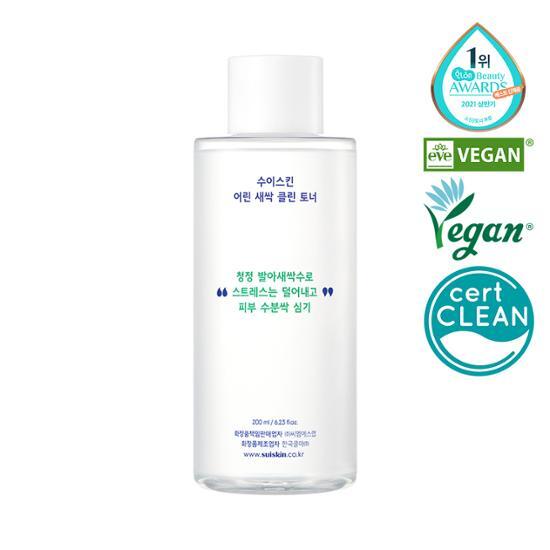 Suiskin Young Sprout Очищающий тоник 200мл