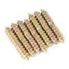 20pcs Iron Self Tapping Threaded Bolts M5x30mm for Furniture Assembly,Woodworking
