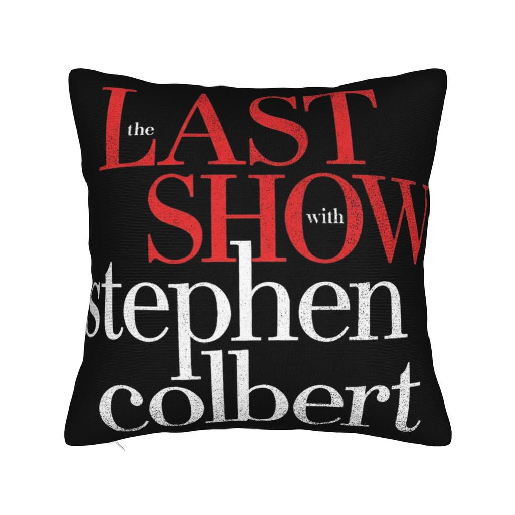 Decorative Pillow Covers Stephen Colbert The Late Show Accessories Home Throw Pillow Case Cover Zippered Multiple Sizes