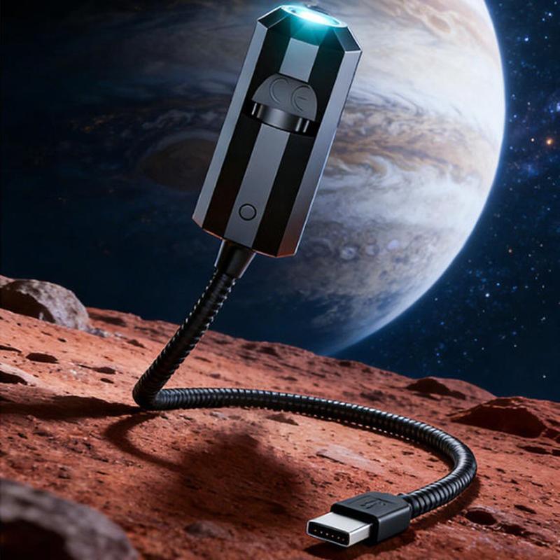Романтический вращающийся проектор звездного неба, портативный USB-светодиодный ночник, лампа для создания атмосферы сна, украшение для дома, свадьбы, вечеринки