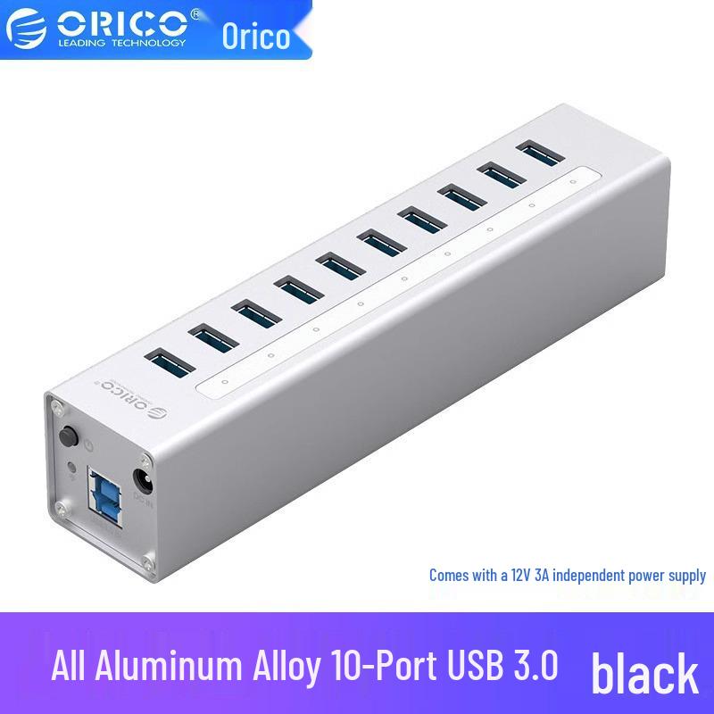 ORICO A3H Высокоскоростной USB 3.0 Четырехпортовый Expansion Hub с блоком питания
