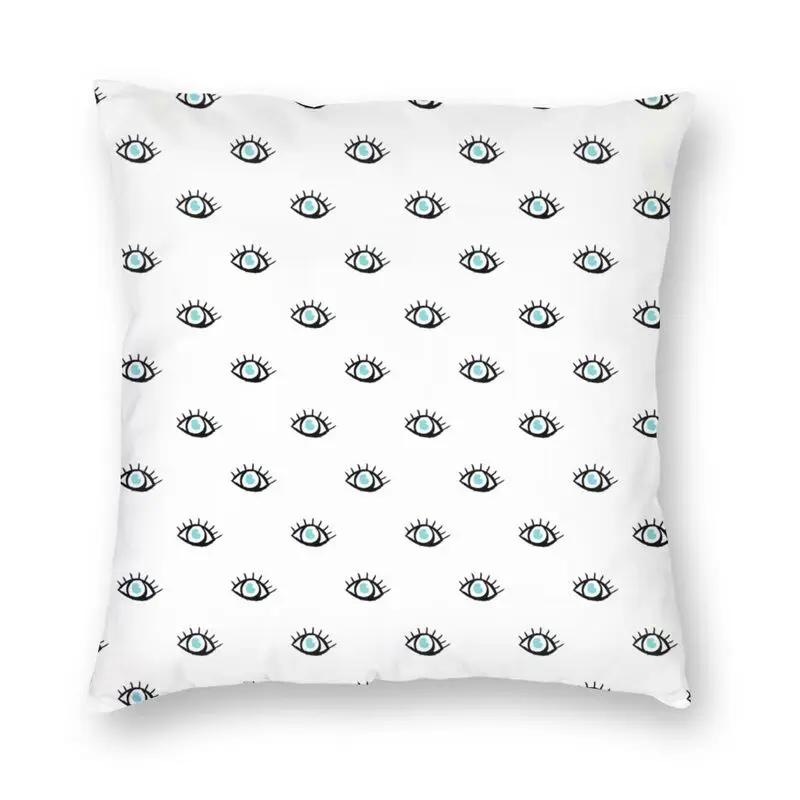 Турецкий Глаз Фатимы Наволочка с принтом Средиземноморский Амулет Декоративная подушка для дивана Чехол Домашний декор