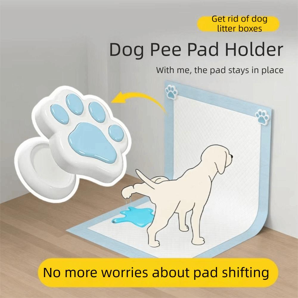 Magnetic Dog Pee Pad Holder Self-adhesive Pet Urine Pad Buckle Magnetic Fixation Sticker Pet Care