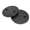 2PCS 8 Inch Deck Plate Round with Detachable Cover Antislip Excellent Rubber Sealing Inspection Hatch Cover for Marine