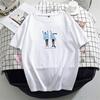 Hirsionsan Kawaii Summer T Shirt Women 2022 New O Neck Oversized Tees 100% Cotton Loose Tees Soft Casual Female Tops 7 Colors